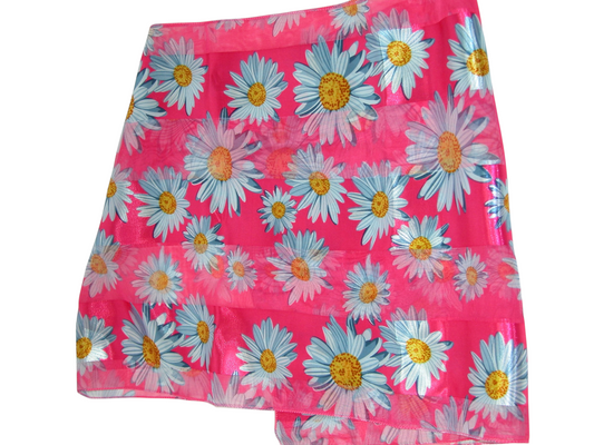 White Daisy Scarf GF4871
