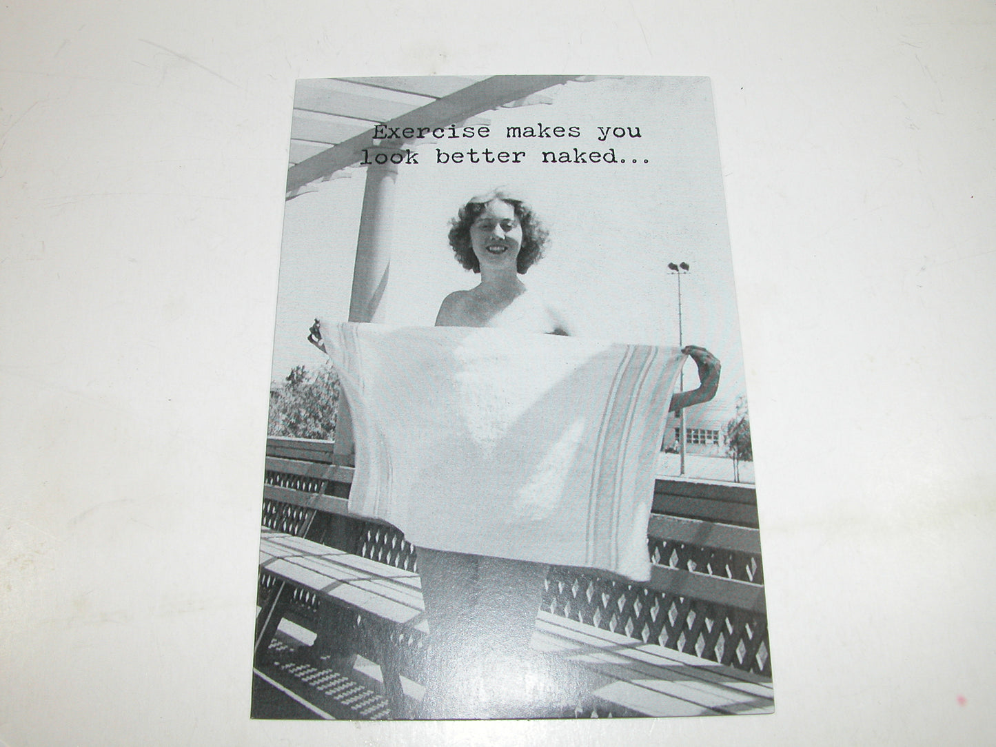 Greeting Card Exercise Makes You Look Better Naked GF3431