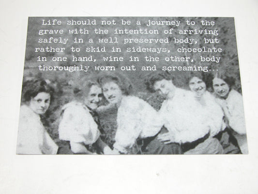 Greeting Card Life is a Journey GF3442