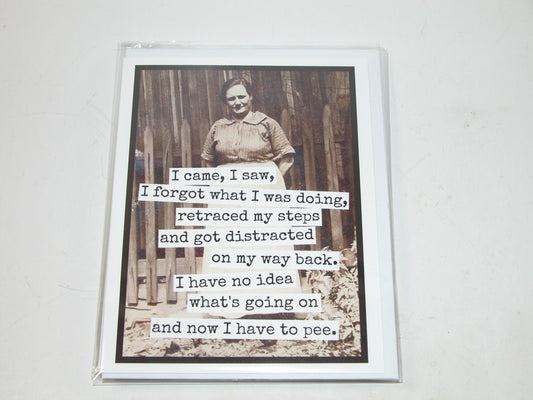 Greeting Card Got Distracted GF3438