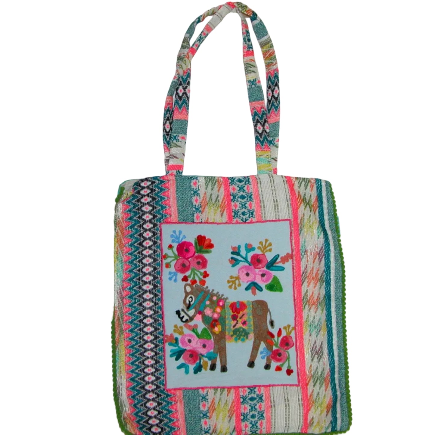 Embroidered Tote 100% Cotton GF5214 Donkey