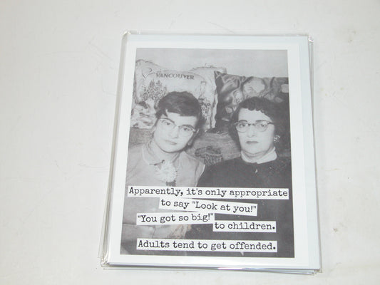 Greeting Card You Got So Big GF3435