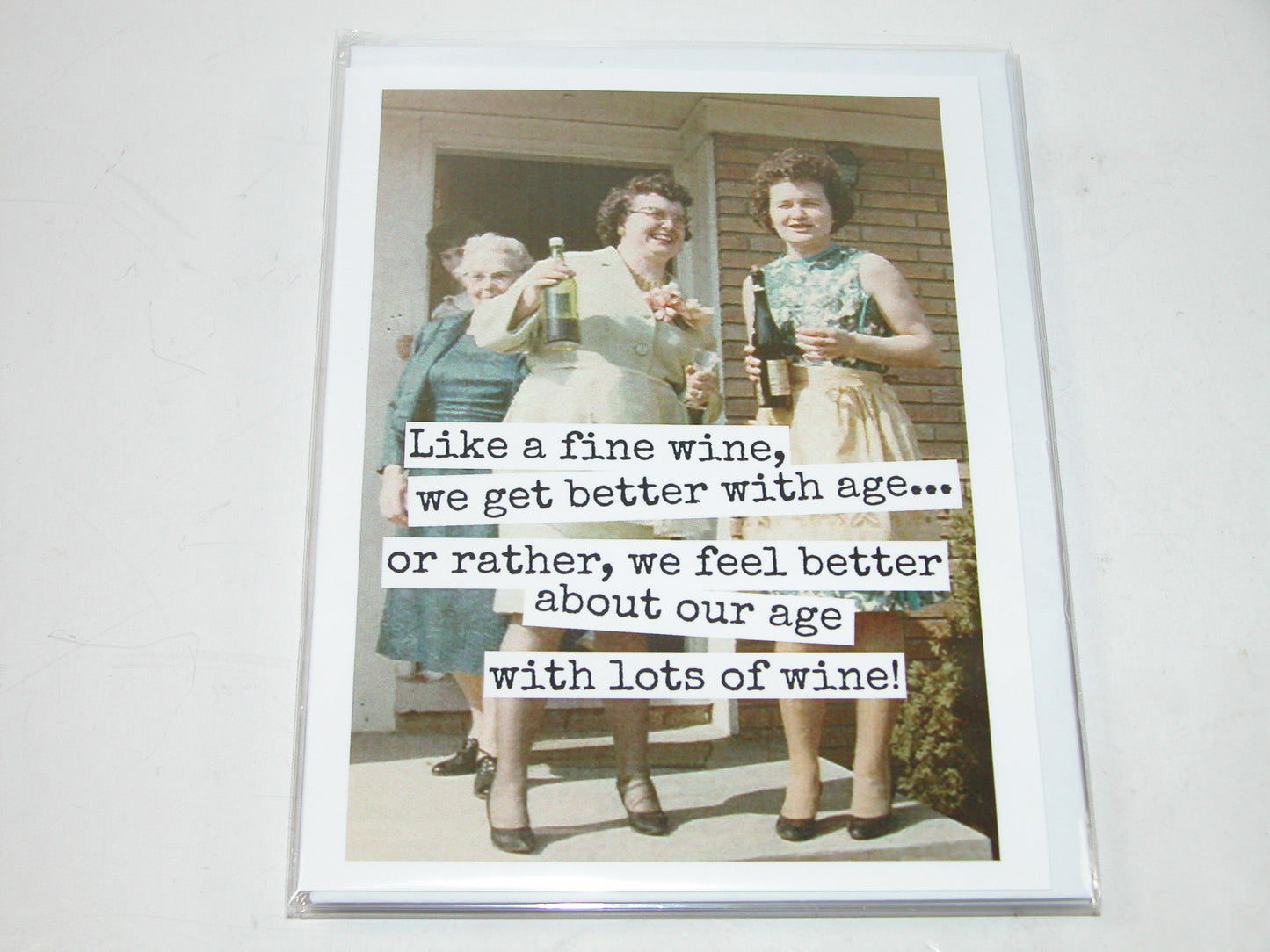 Greeting Card We Get Better With Age Like a Fine Wine GF3445