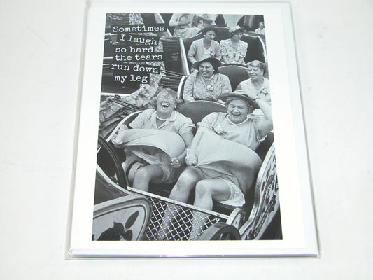Greeting Card Tears Down My Leg GF3444