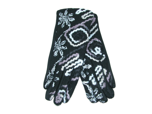 Felted Embroidered Gloves GF3470