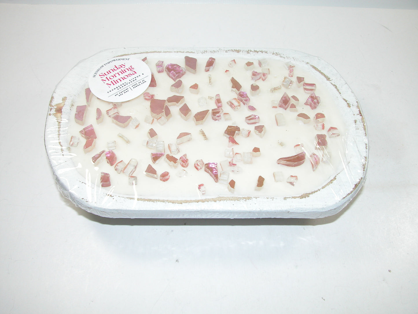 Candle Small Canoe GF3501  Sunday Morning Mimosa