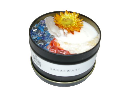 Gemstone Candle GF3513 SARASWATI