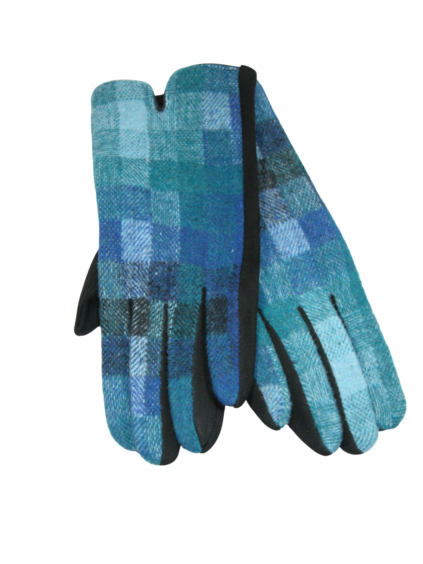Checkered Ombre Glove GF3522 Blue
