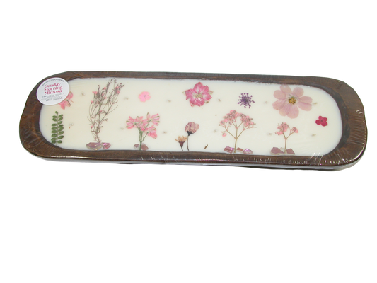 Large Oval Shape Scented Candle GF3560 Sunday Morning Mimosa