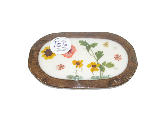 Oval Shape Scented Candle GF3554 Lavender