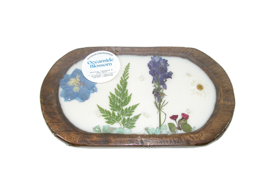 Oval Shape Scented Candle GF3557 Oceanside Blossom