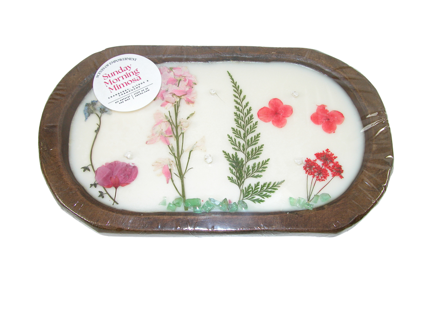 Oval Shape Scented Candle GF3559 Sunday Morning Mimosa