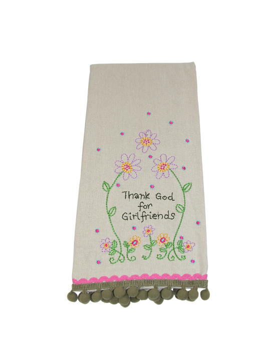 Thank God for Girlfriends Hand and Dish Towel GF3580