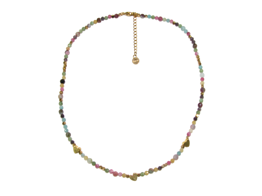 Tourmaline Heart Choker Necklace GF3620