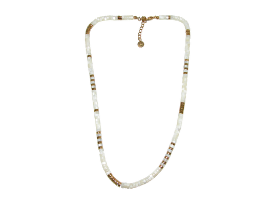 Mother of Pearl Choker Pearl Necklace GF3602