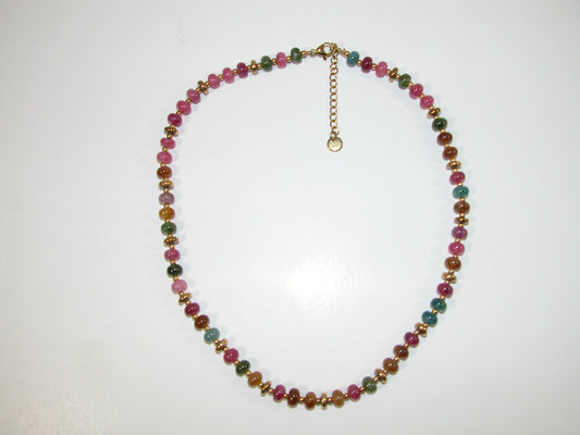 Tourmaline Rondell Choker Necklace GF3626