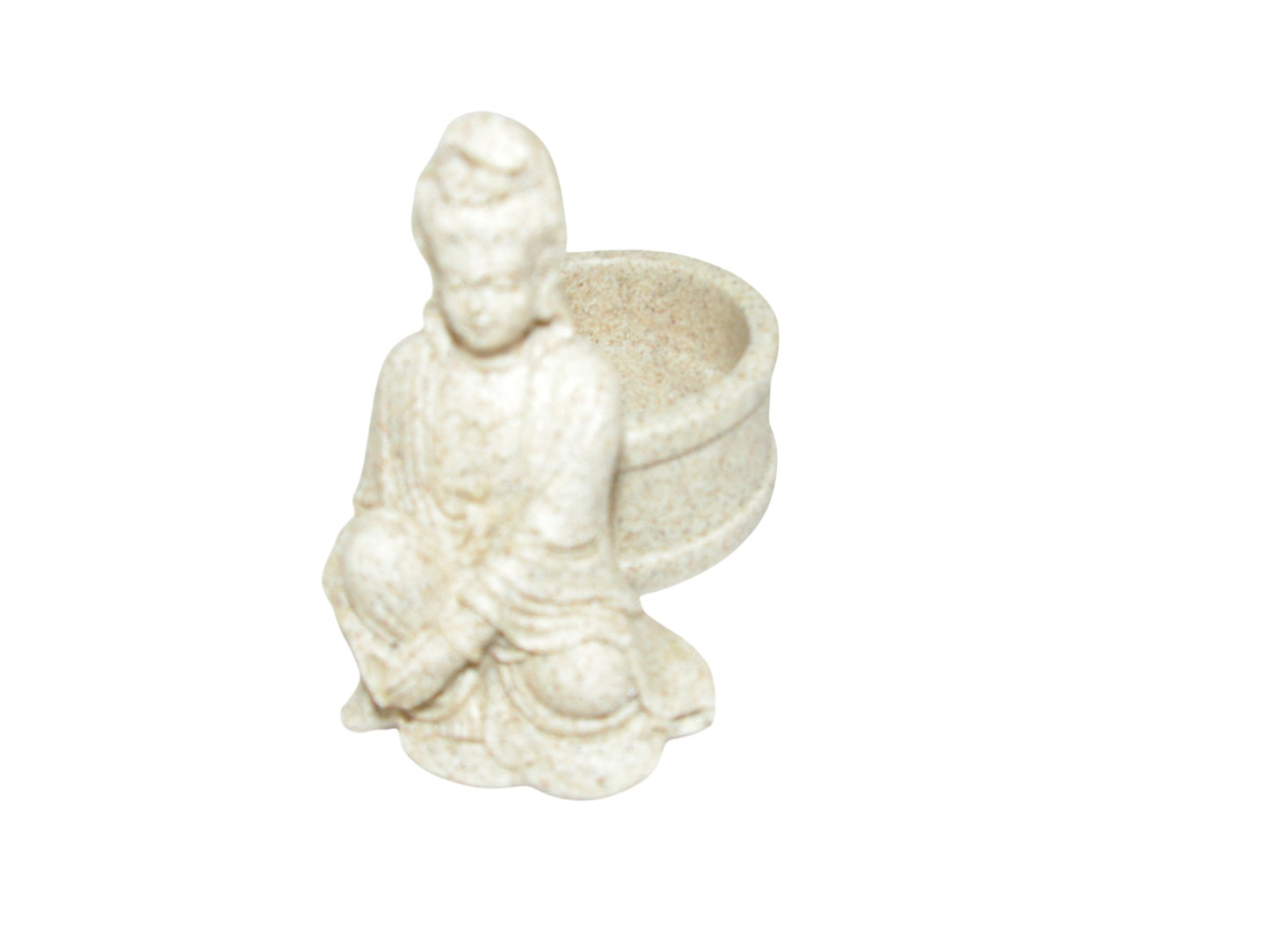 Sandstone Kwan Yin - Candle Holder GF4495