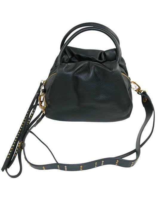 Black Studded Darling Handbag Purse GF3677