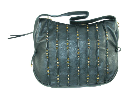 Kori Black Studded Large Satchel GF3662