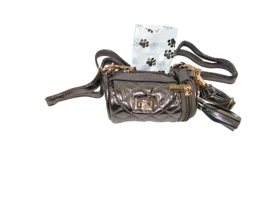 Bronze Quilted Poochi Quilted Dog Poo Bag GF3655