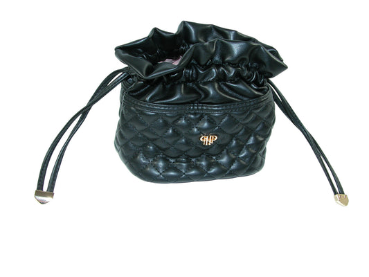 Black Quilted Travel Jewelry Organizer GF3668
