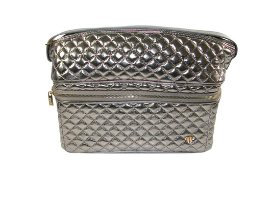 Stylist Bronze Quilted Travel Organizer Bag GF3656