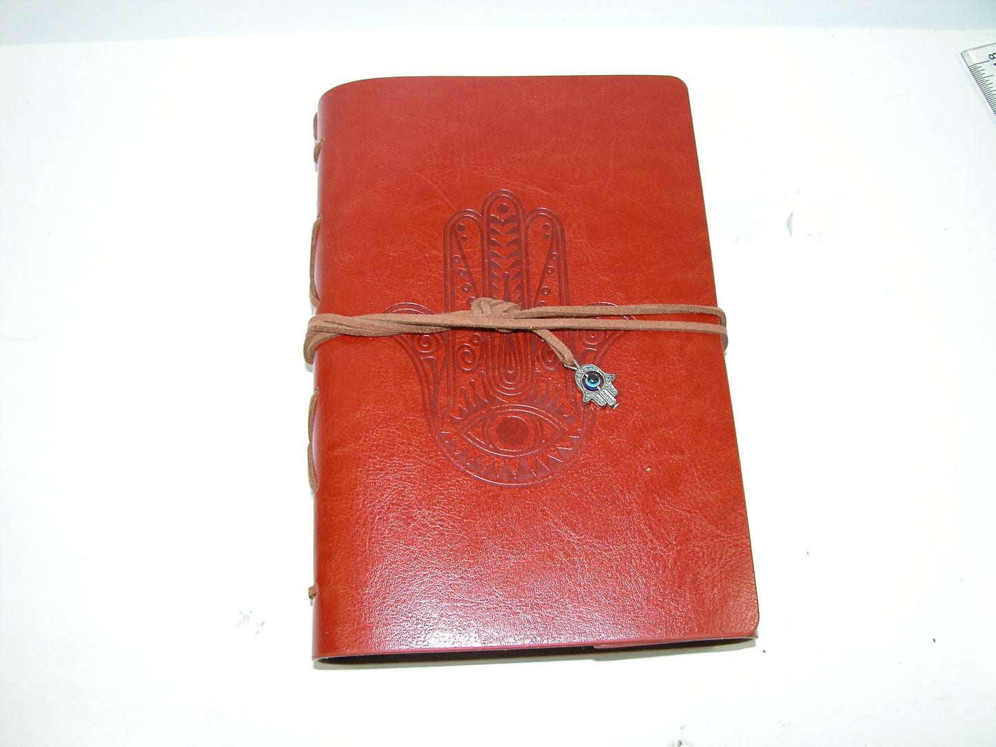 Leather Hamsa Ledger Notebook (GF4963)