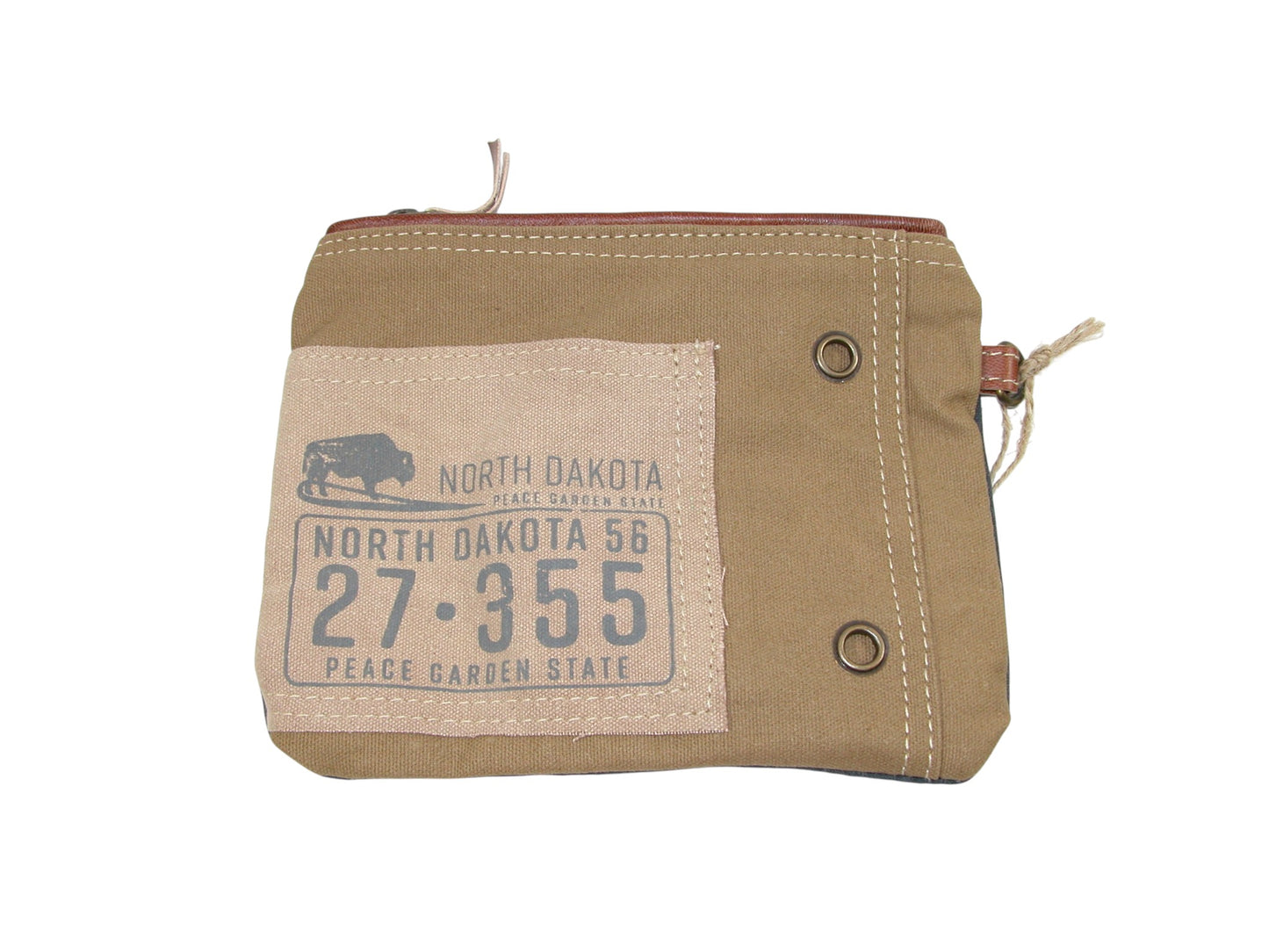 Canvas Zipper Cosmetic Bag Pouch GF3694