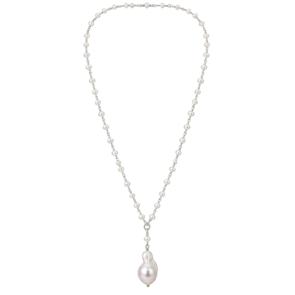 N5615 Freshwater Pearl Drop Necklace