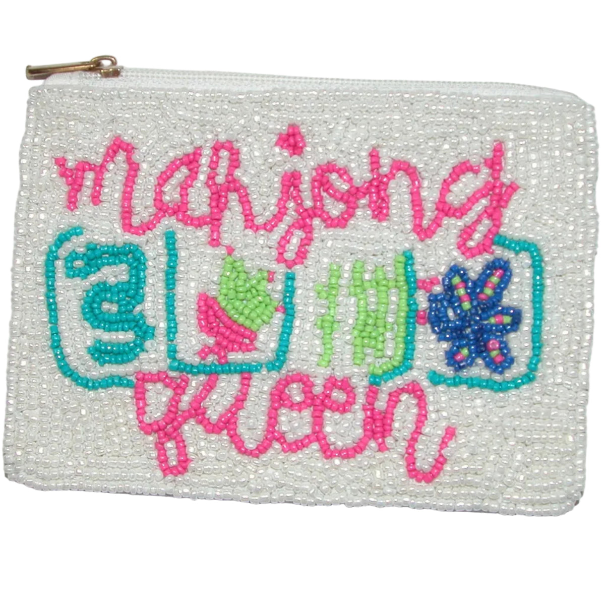 Hand Beaded Coin Purse GF5458 Mahjong Queen