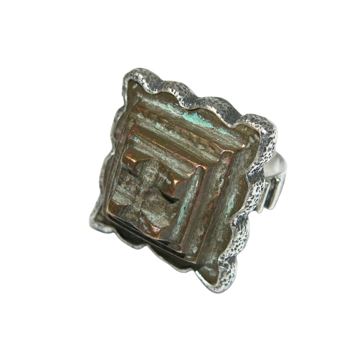 40229 Collectible Gold Weight Sterling Silver Ring