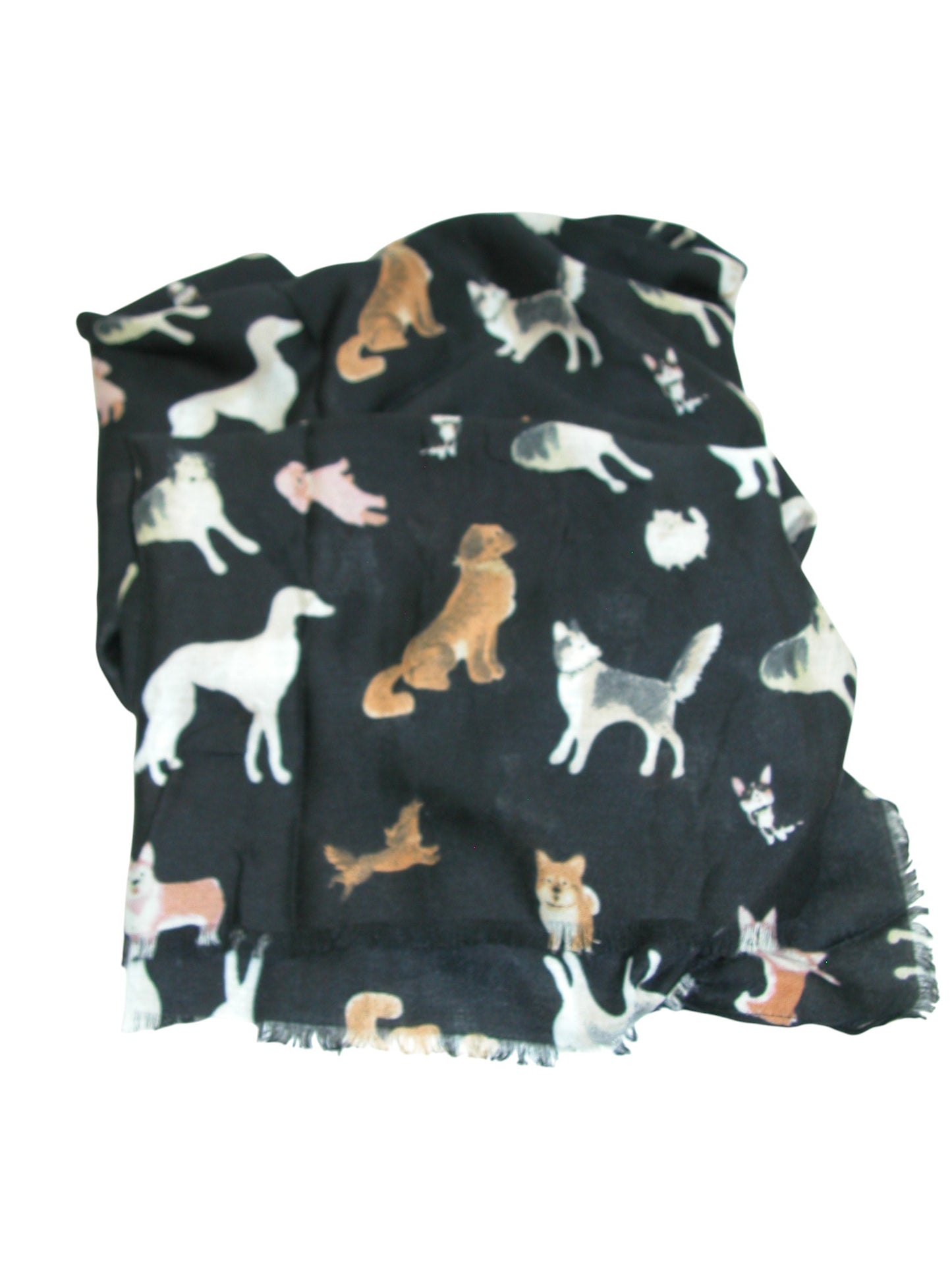 Multi Dog Breed Shawl Scarf GF3806