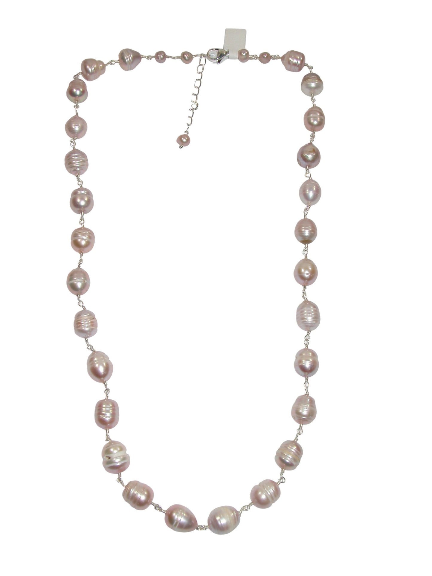 N5564 Pink Freshwater Pearl Jointed Necklace