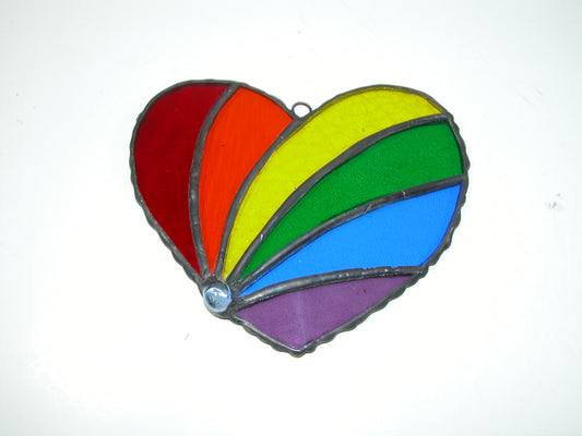 Rainbow Heart By LORI GF3836 large