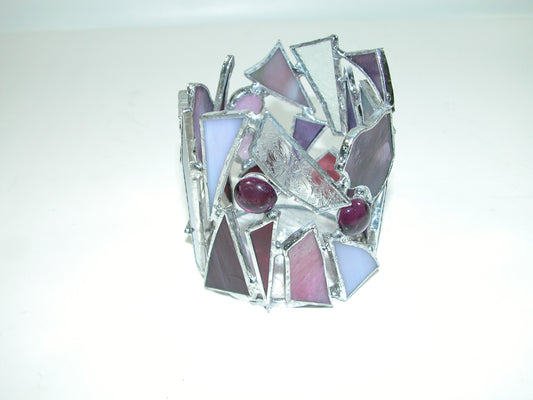 Votive Stained Glass Candle GF3839