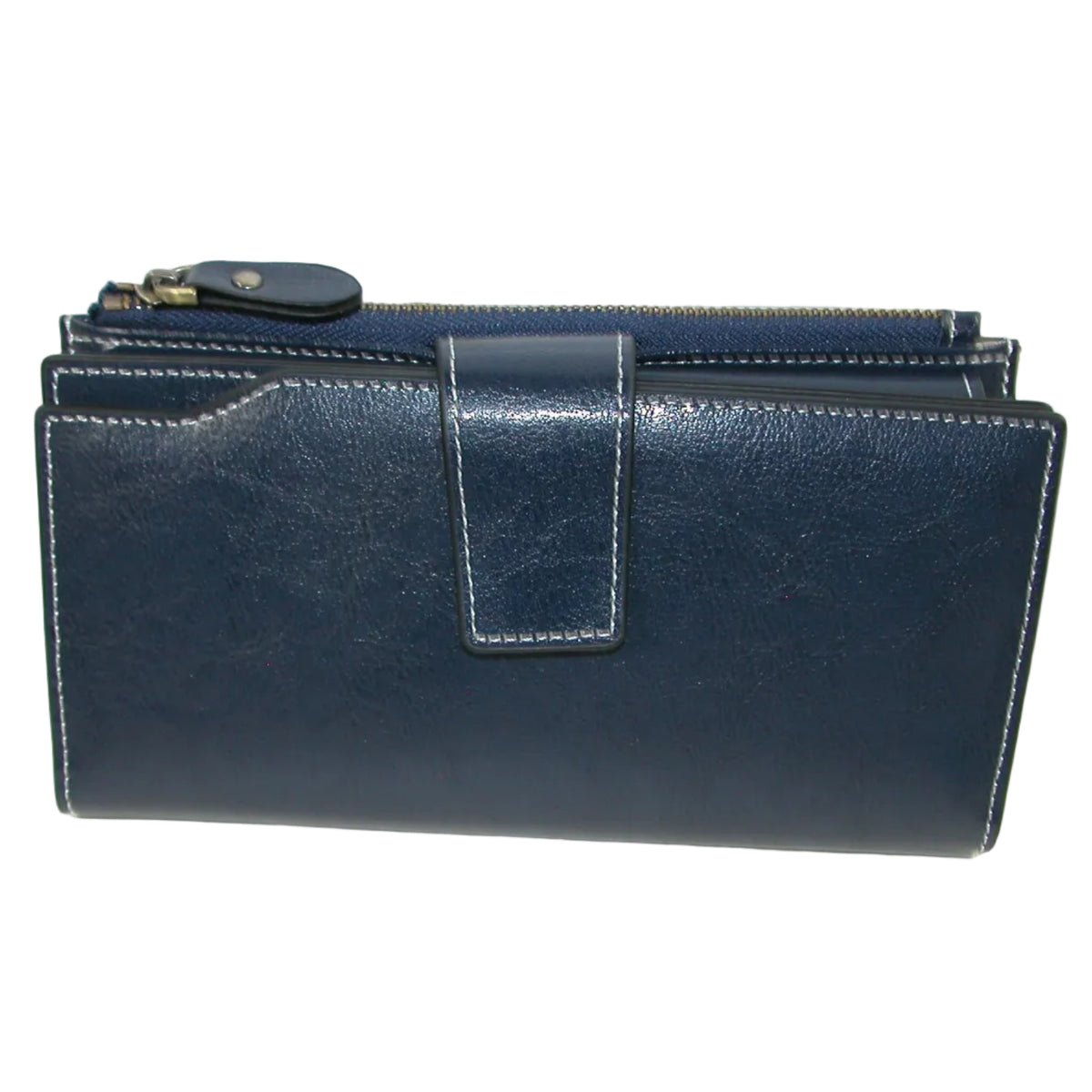 Natural Leather Wallet GF5496 Navy