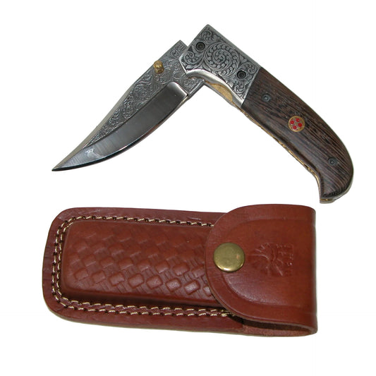Engraved Folding Knife GF3100