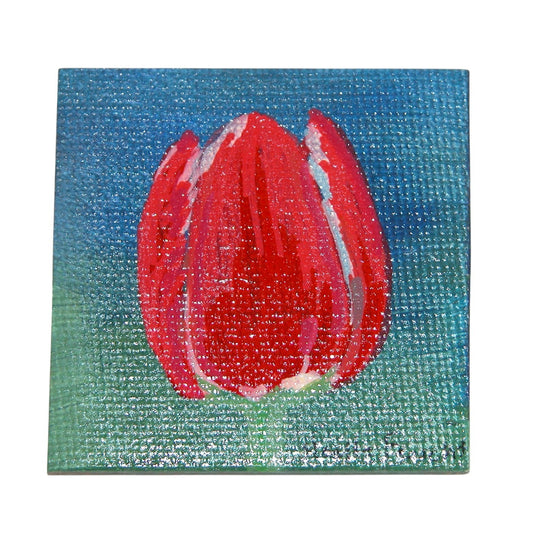 Original Acrylic Painting Magnet  2" X 2" ART122 by Noelle
