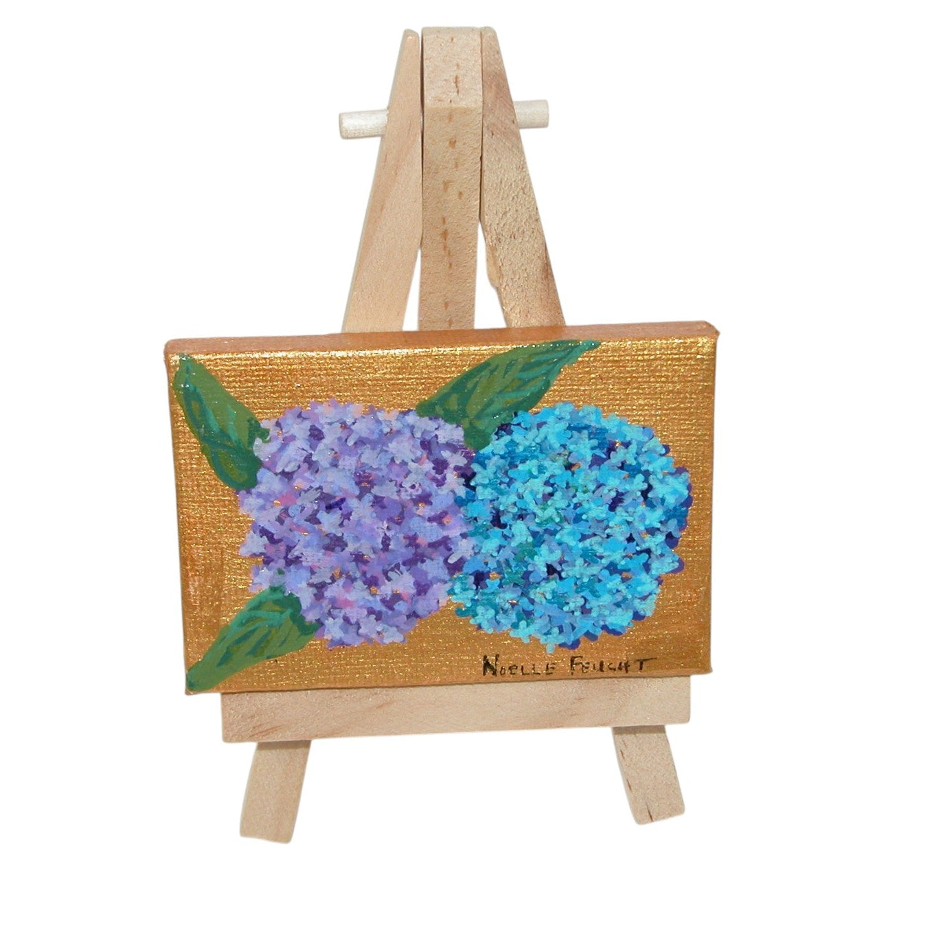 Original Acrylic Painting Art  2" X 3" ART129 by Noelle