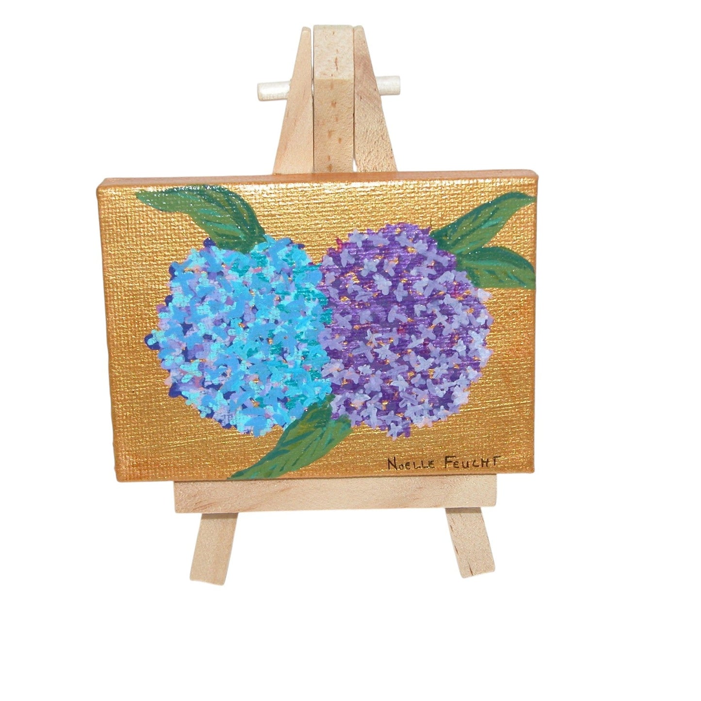 Original Acrylic Painting Art  4" X 3" ART127 by Noelle