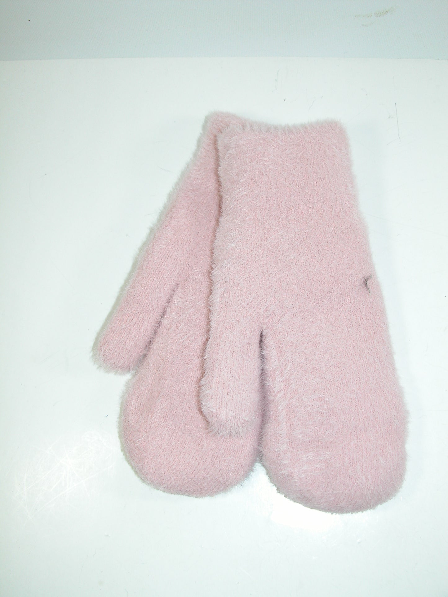 Knit Mitten Glove Fuzzy GF3895 Pink