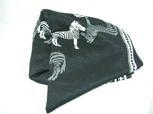 Black And White Zebras Shawl Scarf GF3899