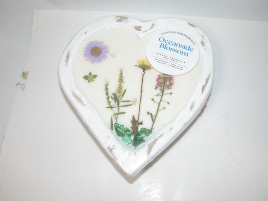 Heart Shape Scented Candle GF3907 Oceanside Blossom