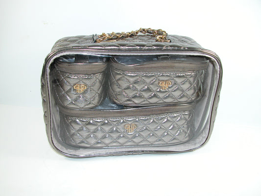 Jewelry Make Up Travel Organizer TRIO GF3910 Bronze