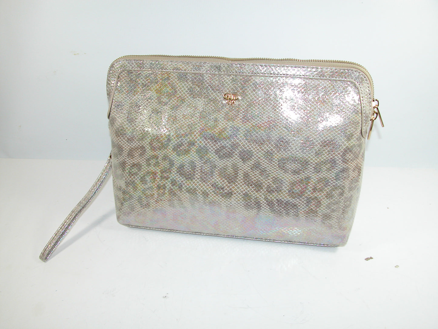 Jewelry Make Up Travel Organizer Wristlet GF3913 Glimmer Leopard