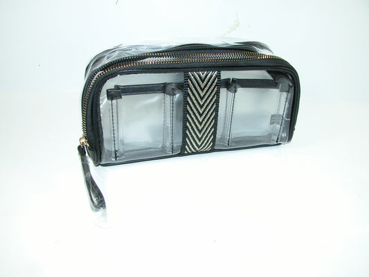 Bombshell Makeup Case Gold Chevron GF3914