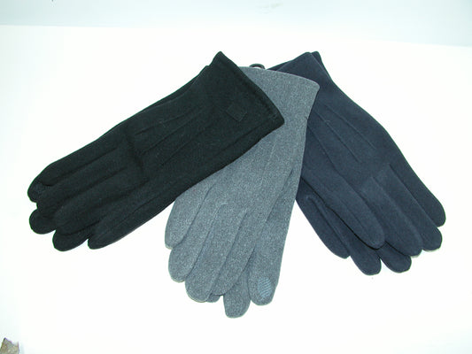 Mens Gloves GF3917 Black Blue and Grey