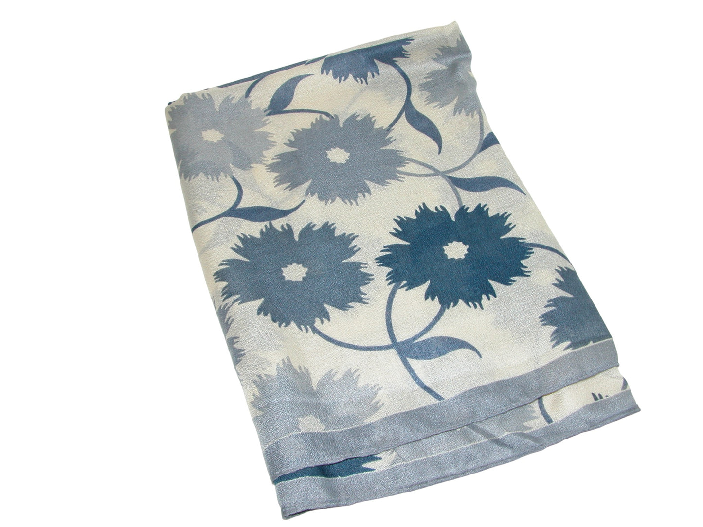 Floral Scarf Shawl with Flowers GF3962 Blues