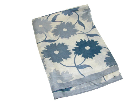 Floral Scarf Shawl with Flowers GF3962 Blues