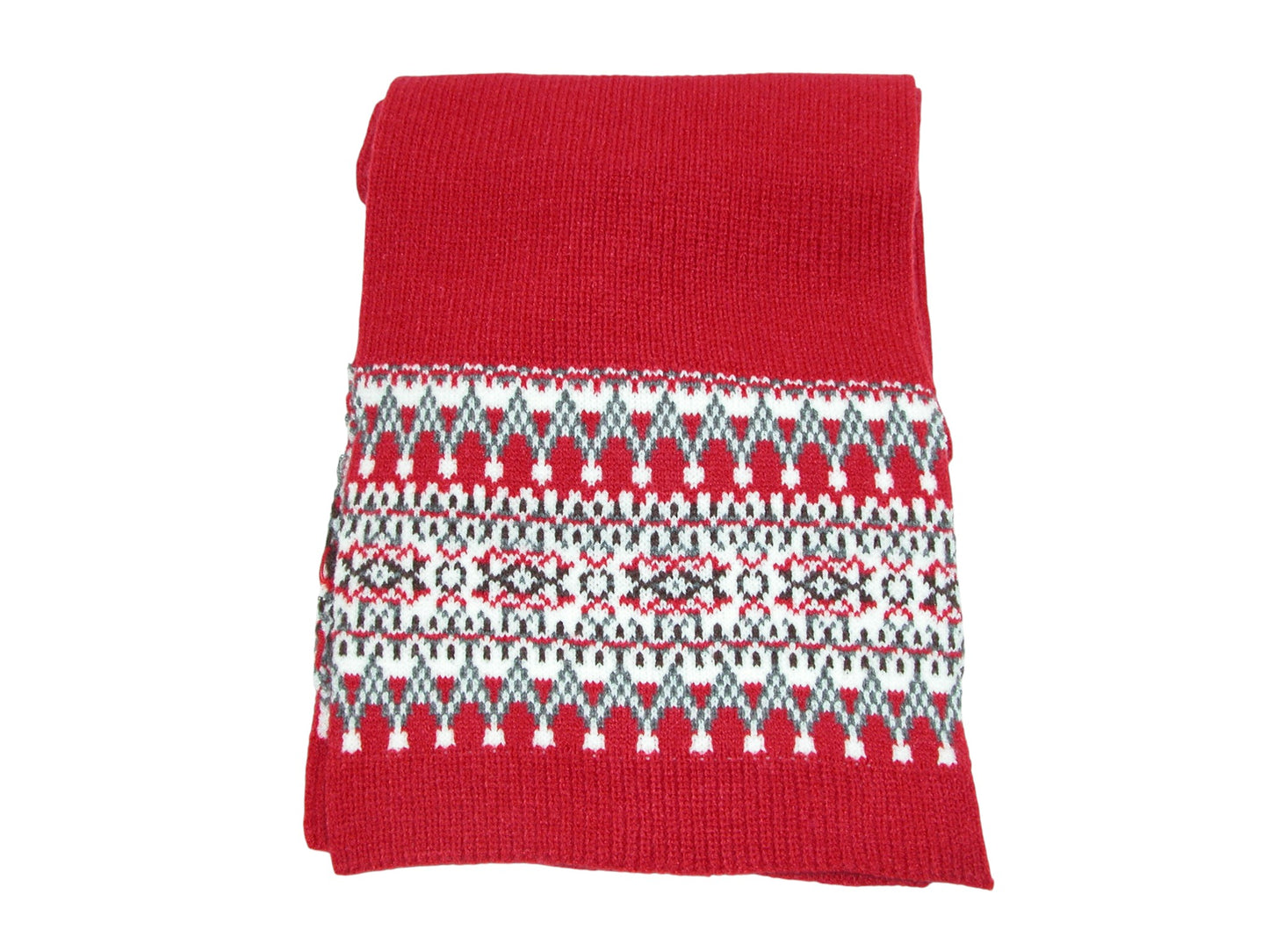Knit Scarf GF3971 Red